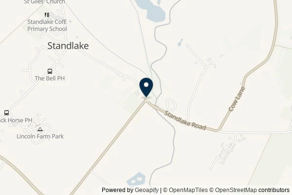 Map showing the area around: Dan Q found GCAP4K8 Village Hall Series 1573 – Standlake