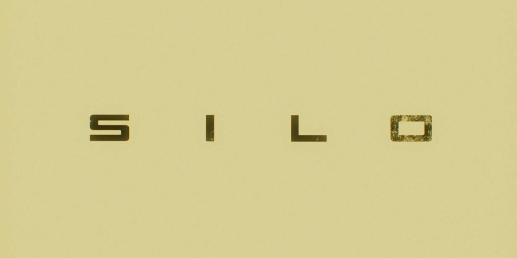 The word "SILO" in a stab-serif font, black on a yellow background.